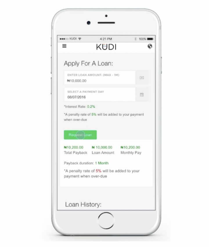 Kudi Money; Save, Spend and Borrow The Fintech Africa